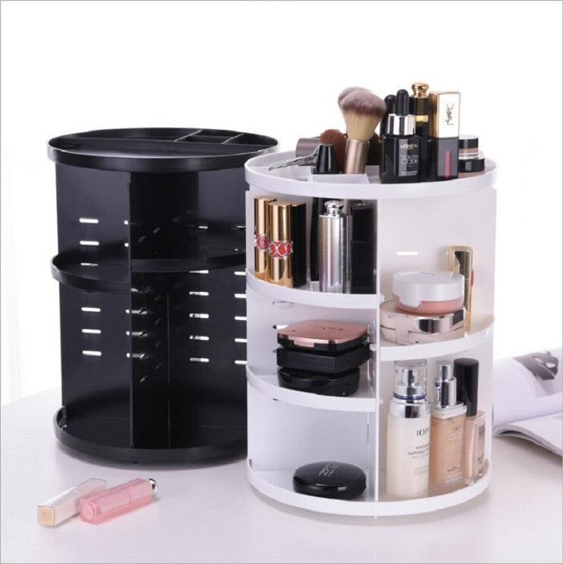 2019 360-degree Rotating Makeup Organizer Box - Buybens